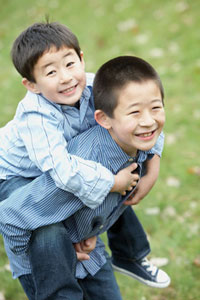 boys playing