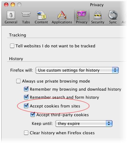 Firefox Preferences