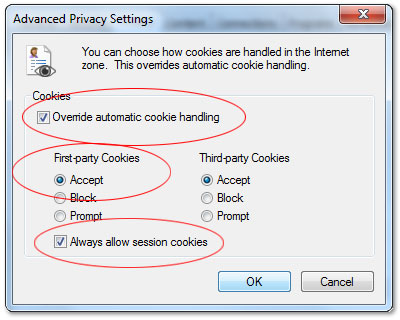 Advanced Privacy Settings
