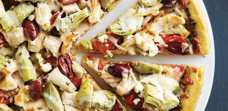 Mediterranean Chicken Pizza