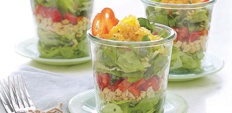 Thai Tossed Salad with Lime Dressing