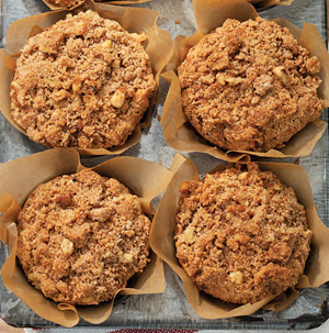 Baked Apple Crumble Muffins