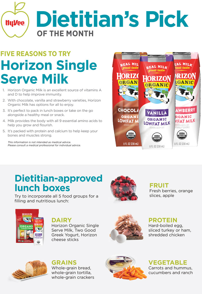 August Dietitian Pick - Horizon Single Serve Milk
