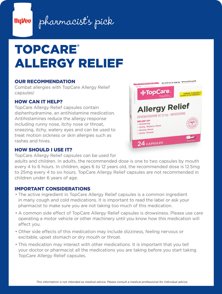 August Pharm Pick - TopCare Allergy