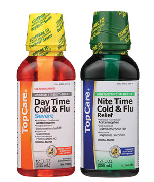 TOPCARE® DAY AND NIGHT TIME COLD AND FLU RELIEF_product image