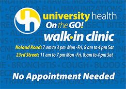 University Health walk in clinic
