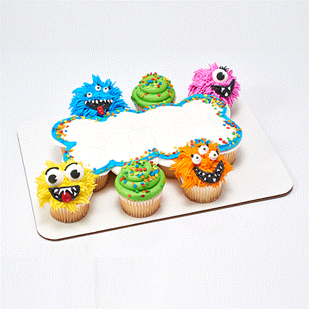 Monster Party Cupcake Cake -133