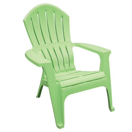 RealComfort Resin Adirondack Chair - Summer Green | Hy-Vee ...