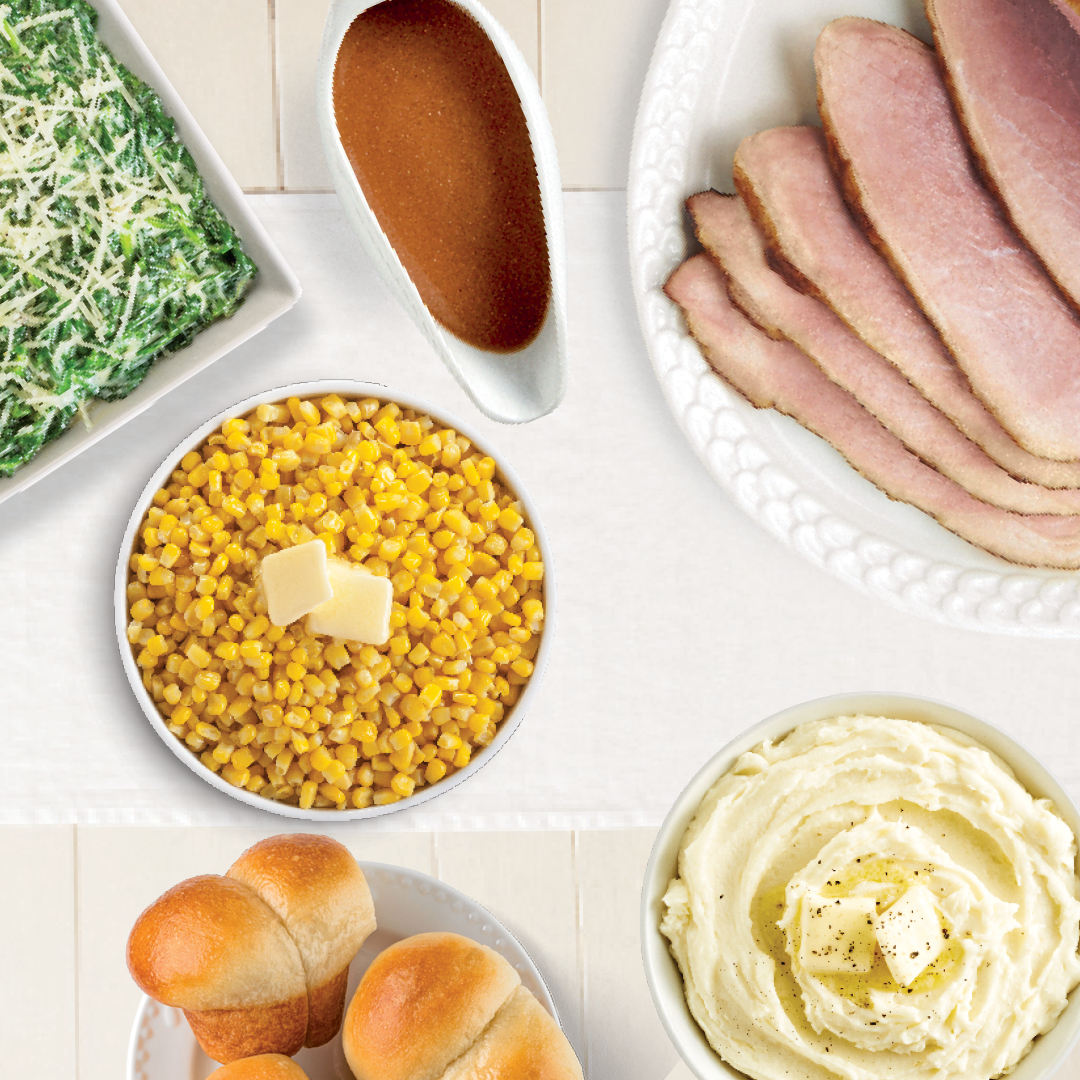 Ham or Turkey Dinner (Serves 2) | Hy-Vee Aisles Online Grocery Shopping