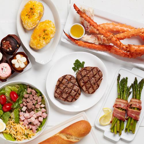 King Crab Leg & Steak Filet Dinner (Serves 2) HyVee Aisles Online