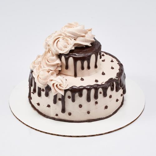 Polka Dot Delight Tiered Cake 152 (5-inch Base)
