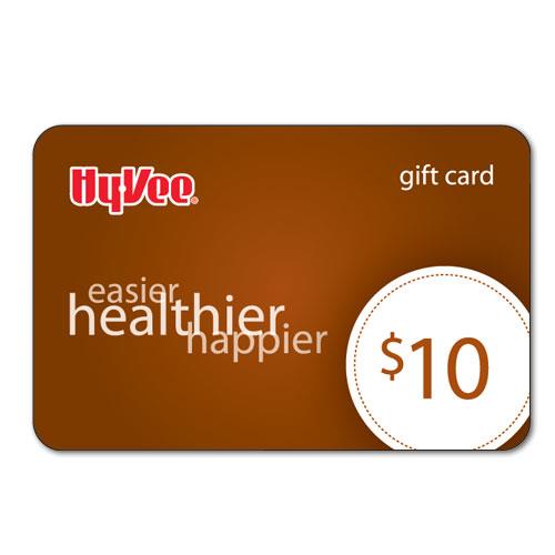 Hy-Vee Gift Card - 10 Dollars